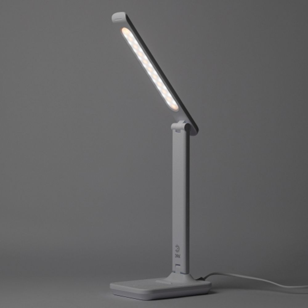 Настольный светильник ЭРА NLED-500-10W-W светодиодный белый | Светодиодные настольные лампы