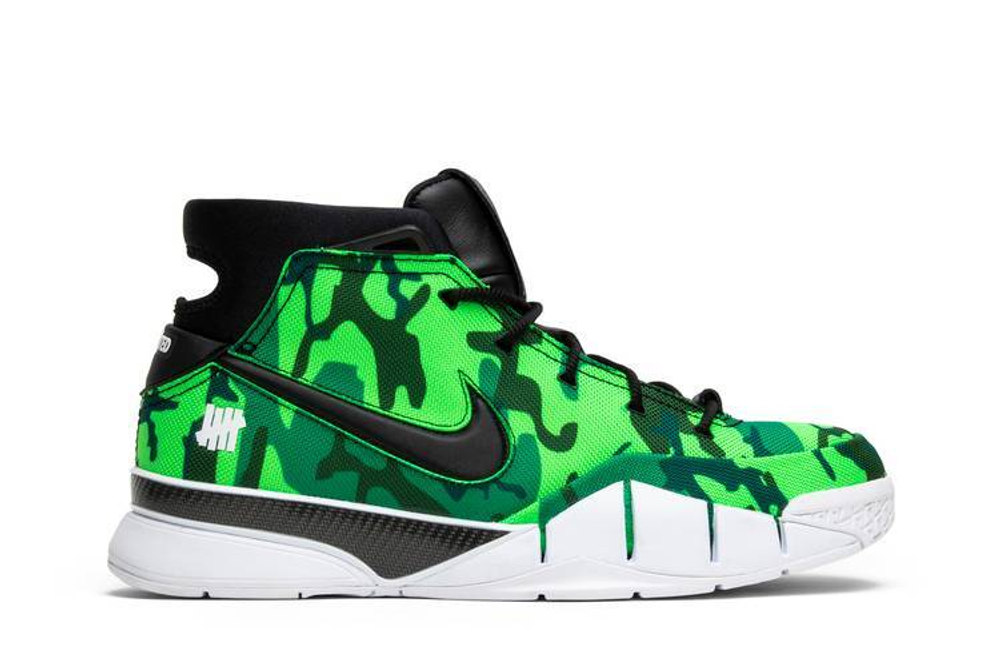 Кроссовки Undefeated X Nike Zoom Kobe 1 Protro Green Camo (Silver Lake)