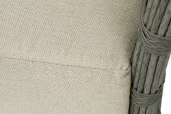 "Валенсия" диван из искусственного ротанга трехместный, цвет серый