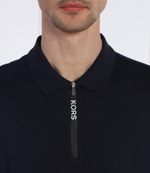 Поло SS ZIP LOGO Michael Kors - темно-синий(CS350DD2ZY)