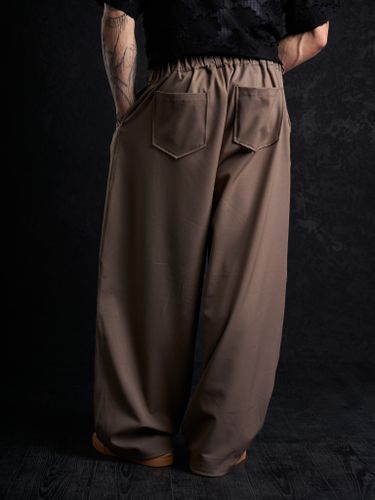 Коричневые широкие брюки 2s1studio