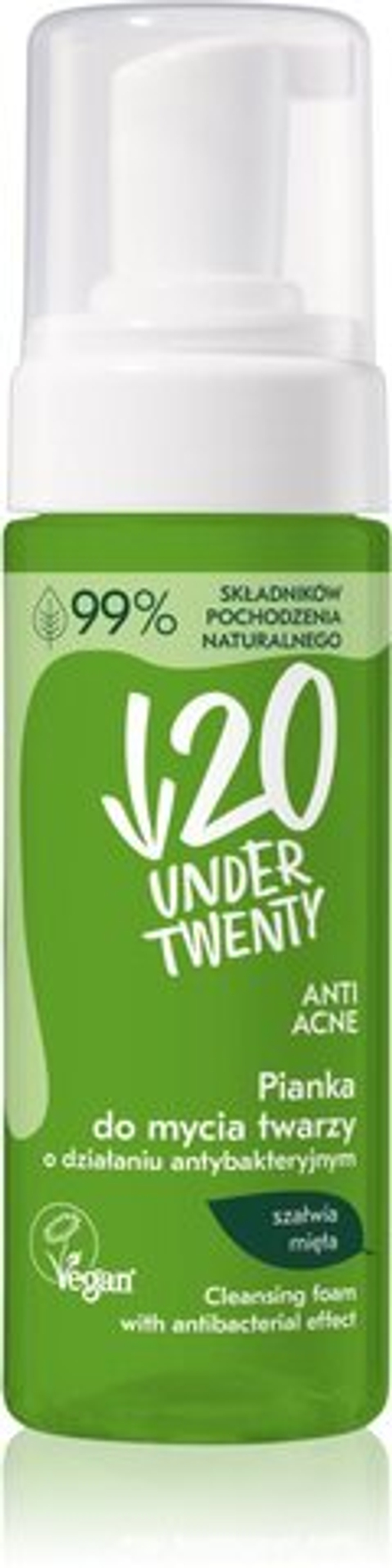 Under Twenty ANTI! ACNE - очищающая пена /   150  ml  / GTIN 5900717051010