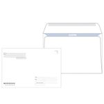 Конверты С4 (229х324 мм), клеевой слой, Куда-Кому, внутренняя запечатка, 90 г/м2, КОМПЛЕКТ 50 шт., BRAUBERG, 112178