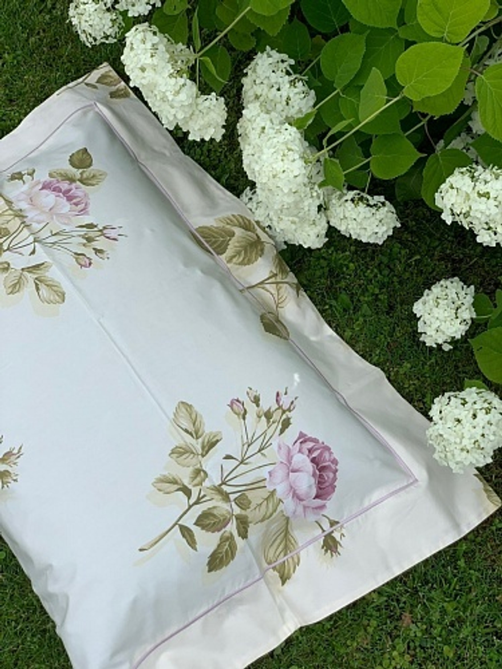 Постельное белье 2 спальное Palombella Sanderson English Rose кремовое