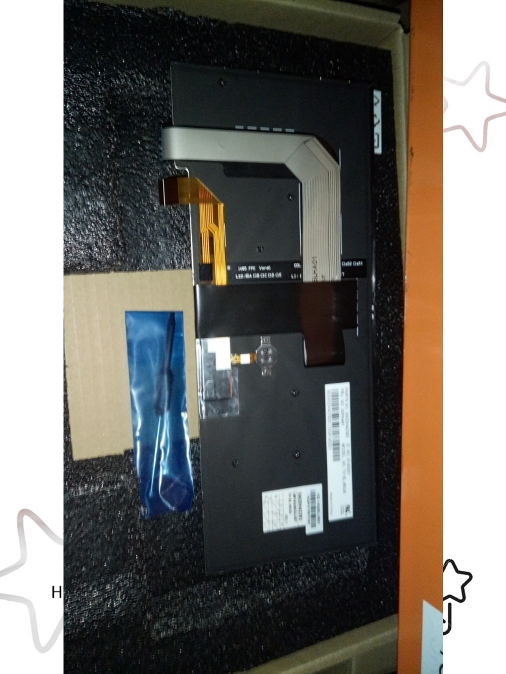 Клавиатура для Ноутбука Lenovo LenovoThinkPad T460s с подсветкой, раскладка - английская, черная (00PA481)