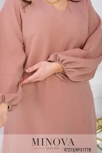 Платье 3177B-пудра Minova