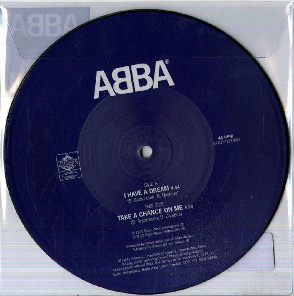 ABBA / I Have A Dream + Take A Chance On Me (Live Version)(Picture Disc)(7" Vinyl Single)