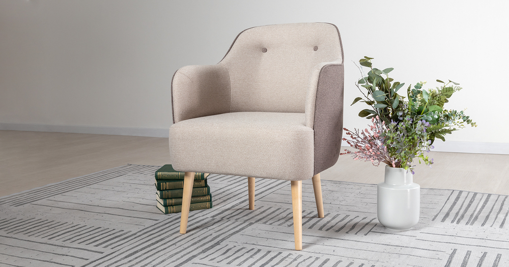 Алекса кресло для отдыха (молочный)