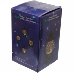 Сувенир с подсветкой Christmas «Лампа Дед Мороз с санями» 20 см