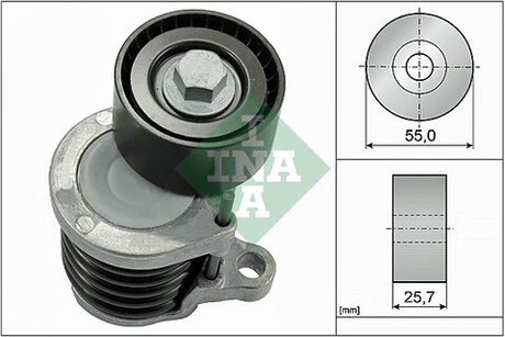 Schaeffler INA - 534059110-INA - Belt Tensioner, V-ribbed belt - Povrat artikla narucenog iz Njemacke nije moguc.