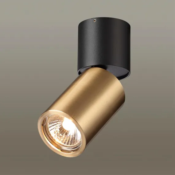 4280/1C HIGHTECH ODL22 000 черный с античной бронзой Потолочный светильник IP20 GU10 50W DUETTA