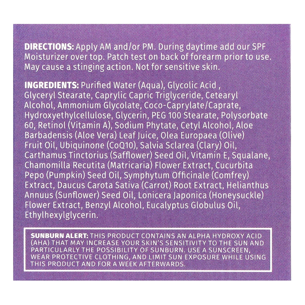 Reviva Labs, крем с 10% гликолевой кислотой, с антивозрастным эффектом, 55 г (2,0 унции)