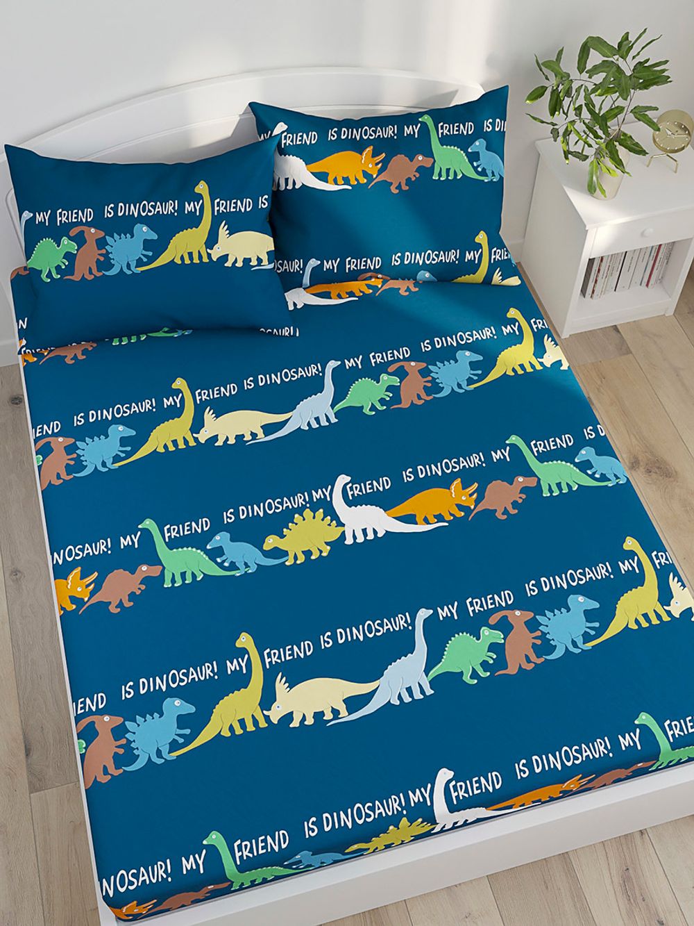 Постельное белье Сказка "Pangolin" 1,5-сп Наволочка 50х70 см 1 шт Простынь 150х215 см Пододеяльник 145х215 см, перкаль