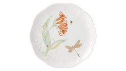 Тарелка акцентная 23см Lenox Бабочки на лугу Стрекоза золото