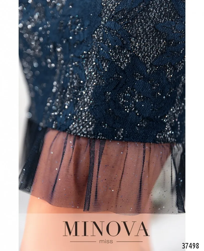 Платье 1155Н-синий Minova