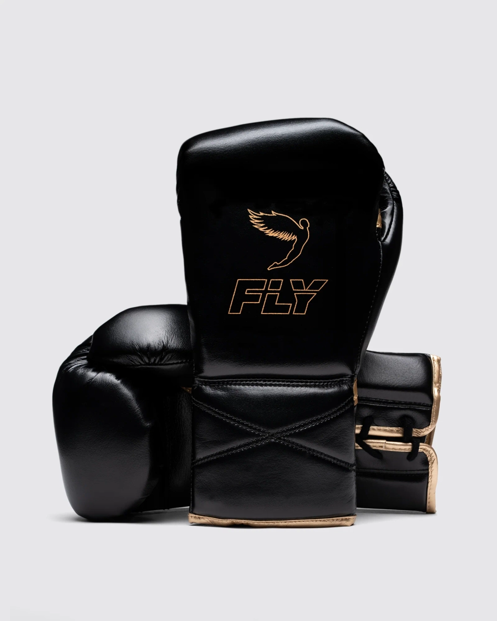 Боксёрские перчатки Fly SUPERLACE PRO X 2 GLOVES - Black/Gold