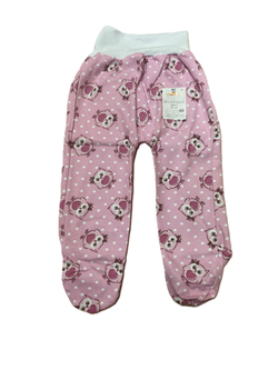 Ползунки на евро резинке из футера (100% хлопок с начесом) на рост 74 см