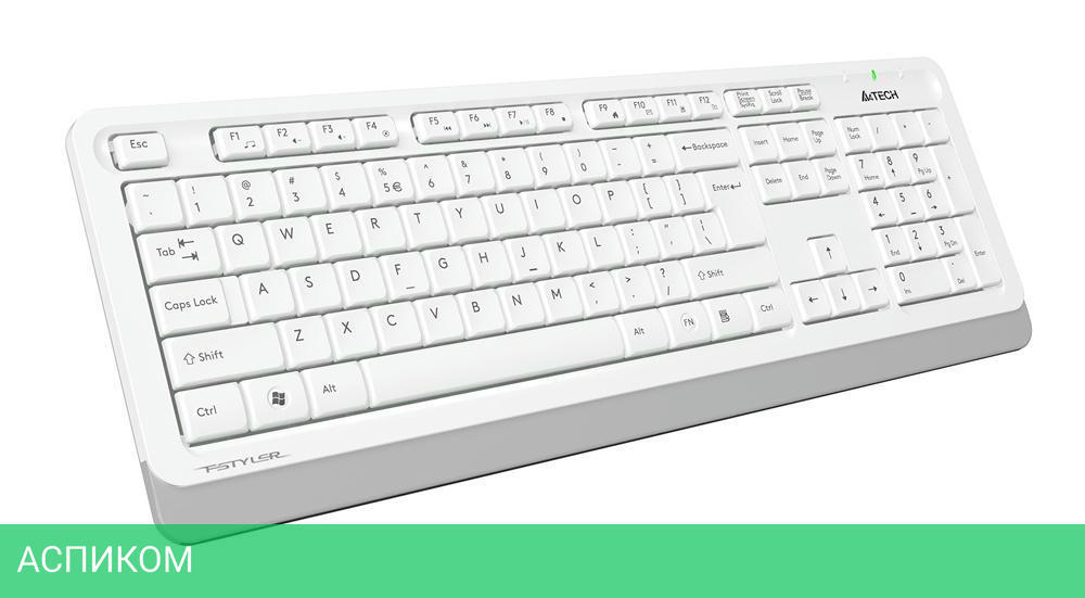 Набор периферии A4 Fstyler FG1010 белый/серый