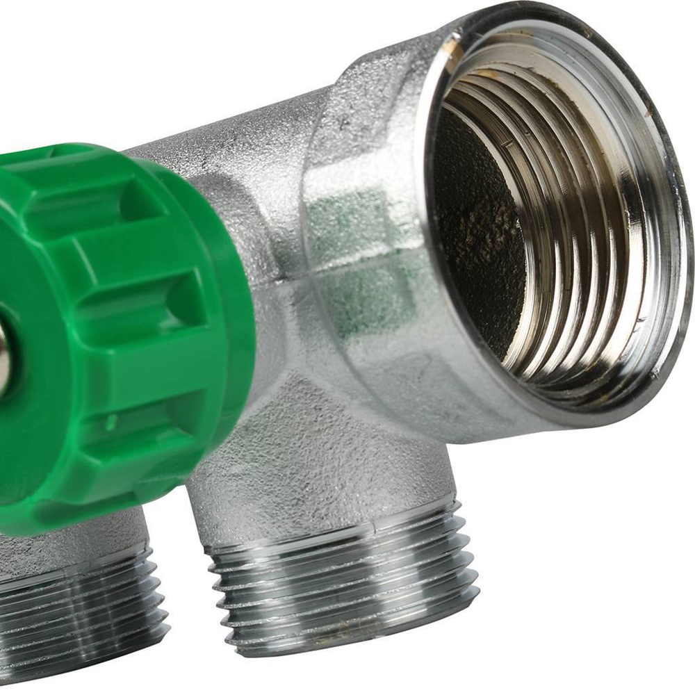 FAR Коллектор рег. 1" 3 отв. 3/4" Flat-Faced (под плоское уплотнение)