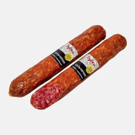 Колбаса Дубки Сальчичон сырокопченая