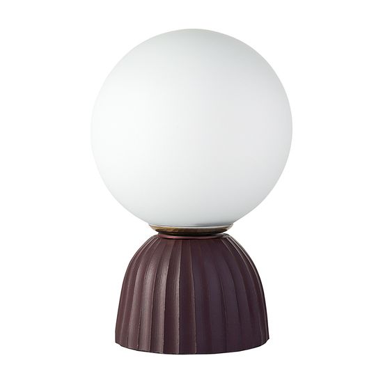 Лампа настольная Texture D20х29 см, вишневая