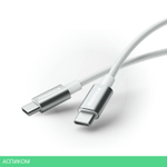 Кабель Momax Elite DC30W USB-C/USB-C 1.5м White