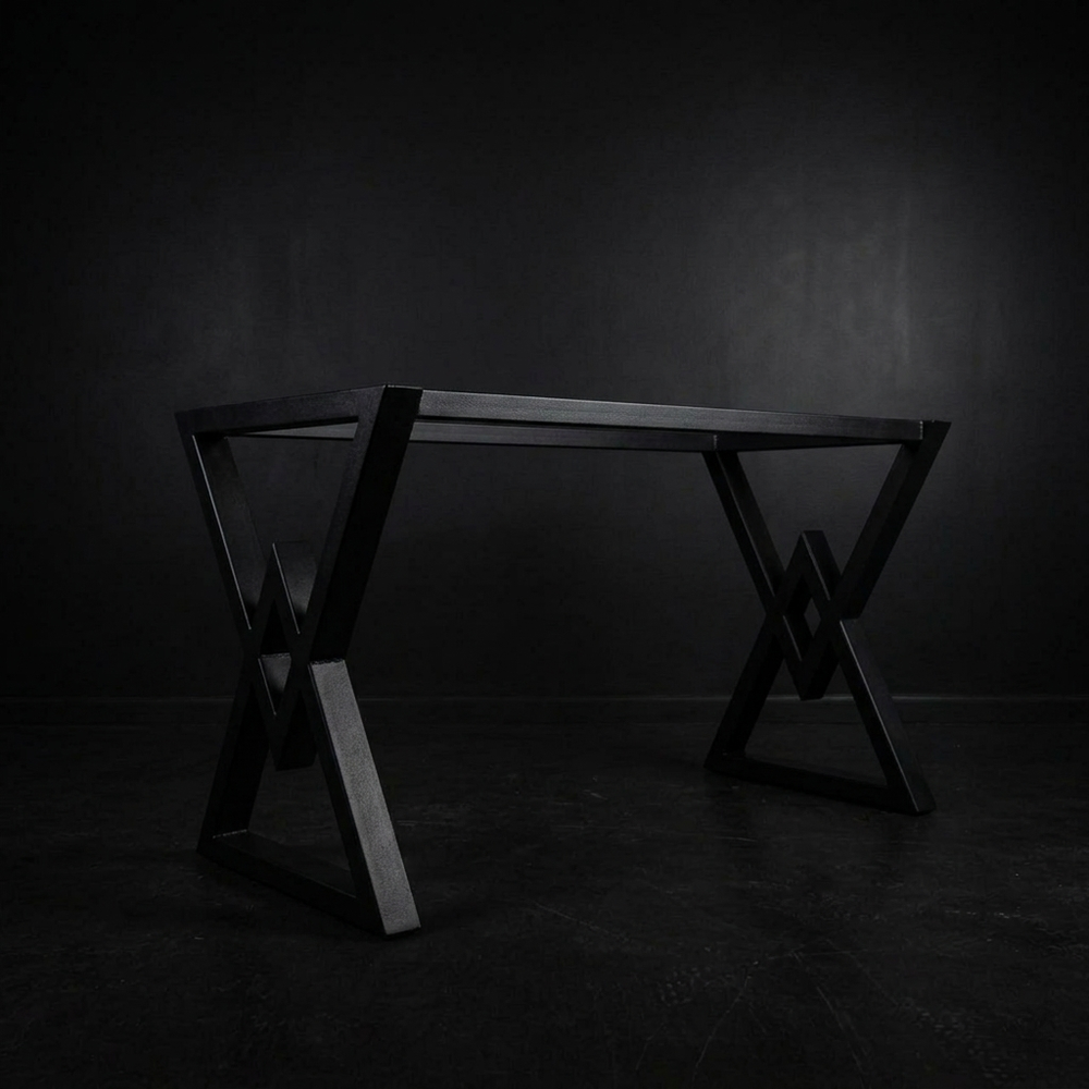 Подстолье из металла в стиле лофт №28