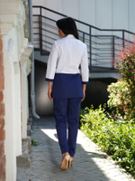 mpБлуза медицинская женская | Бл-384 а 3/4 клеон премиум