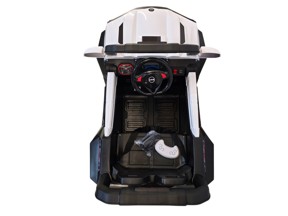 Машинка электрическая внедорожник Mini Titan (пласт. колеса, белая)