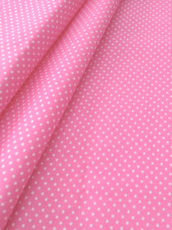 Ткань бязь плательная, рис. "Горох 2 мм", ширина 150 см, арт. 610