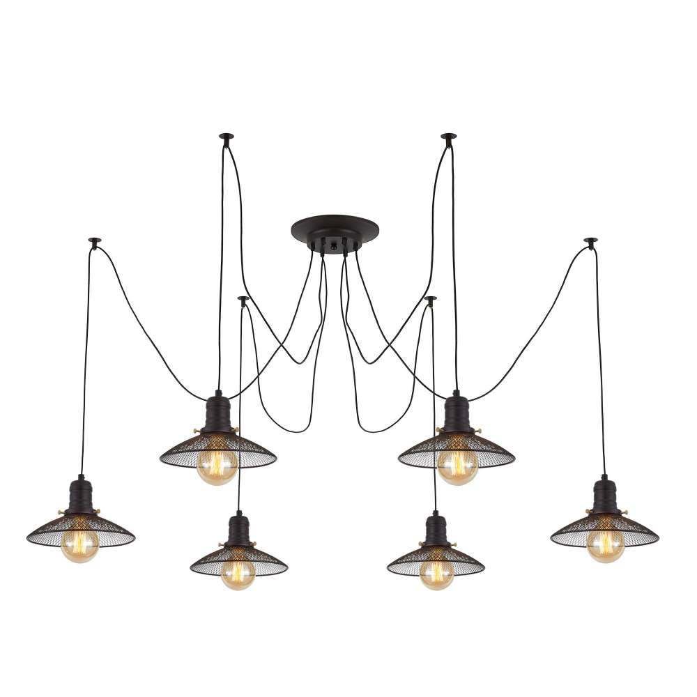 Citilux Эдисон CL451062 Люстра паук Венге