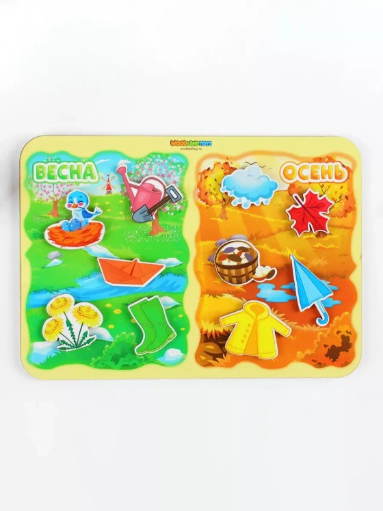 Сортер на липучках Какая разница Весна-осень