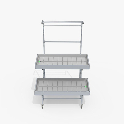 Стойка 2-х ярусная 1331*1080*2030-2230мм, с аркой под кашпо