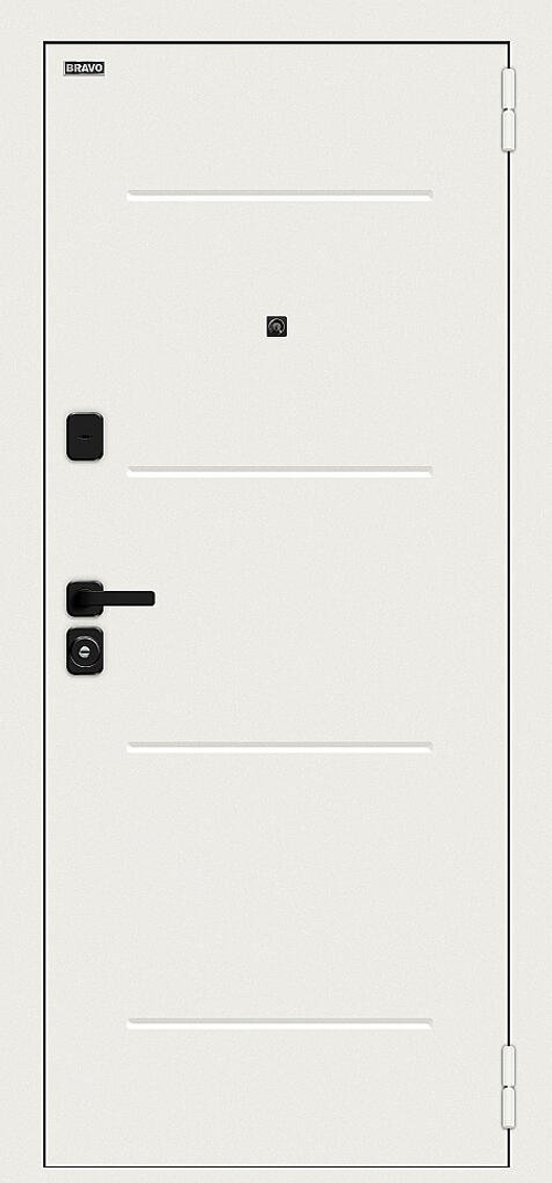 Аура/SBlack Шагрень белая/White Silk 205*86 левое