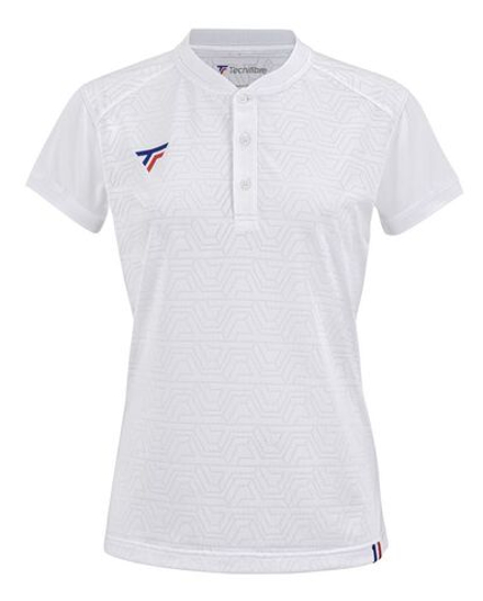 Женское поло Tecnifibre Team Mesh Polo - white