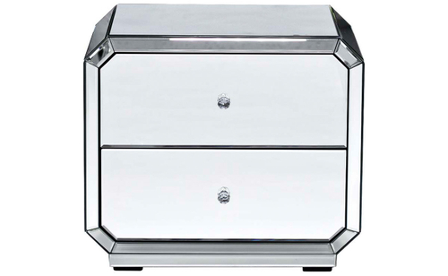 KFC939 Тумба прикроватная зеркальная 588*424*505
