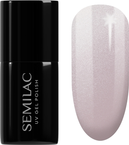 Semilac UV Hybrid Wedding Pearls - гибридный лак для ногтей, 7 ml