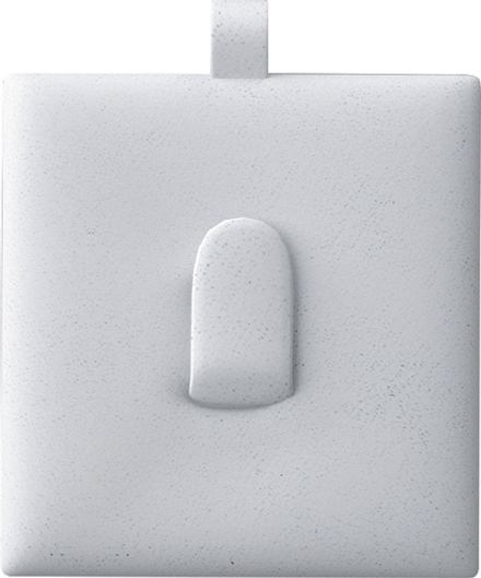 Вкладыш 10/горизонтальный/для кольца/язычок/петелька