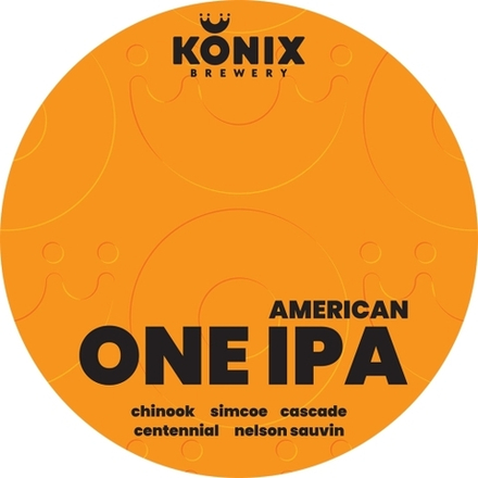 Пиво Коникс Уан ИПА / Konix Brewery ONE IPA 20л - кег