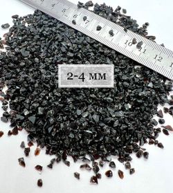 Стеклянная крошка Черная фракция 2