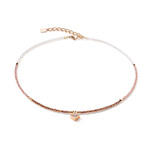 Колье Coeur de Lion Golden Shadow - Rosegold 6006/10-1037 цвет розовый, золотой