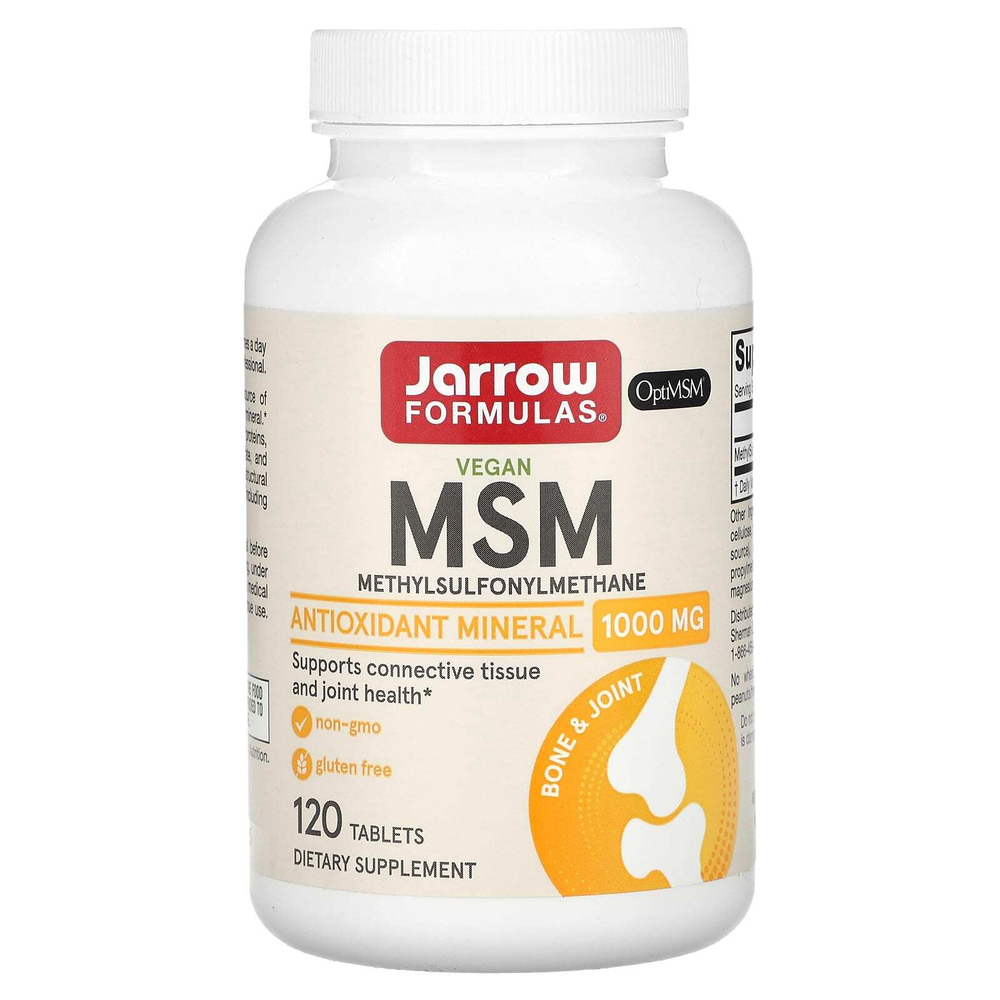 Jarrow Formulas, МСМ, 1000 мг, 120 таблеток