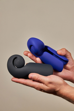 Инновационный SVibe EVO мастурбатор, синий