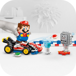 Конструктор LEGO Super Mario Mario Kart 72043 интерактивная фигурка Марио и стандартный карт — фото 13