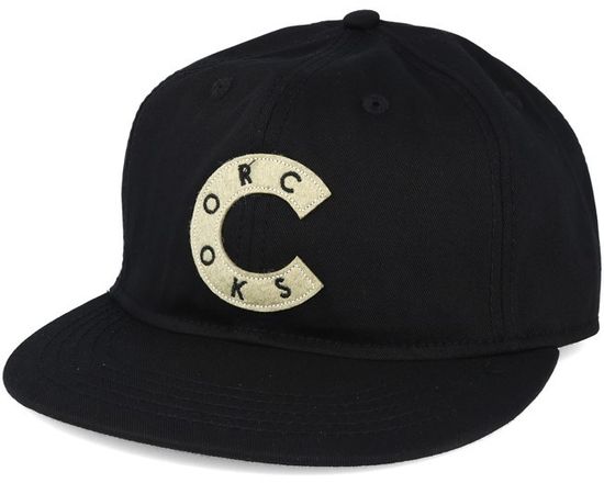 Бейсболка CROOKS & CASTLES Scrample Strapback Cap Black O/S