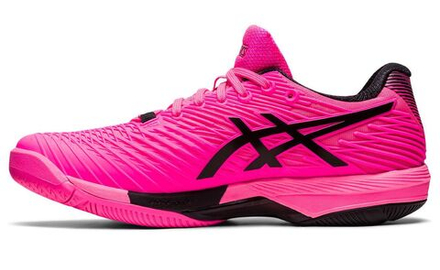 Мужские кроссовки теннисные Asics Solution Speed FF 2 - hot pink/black