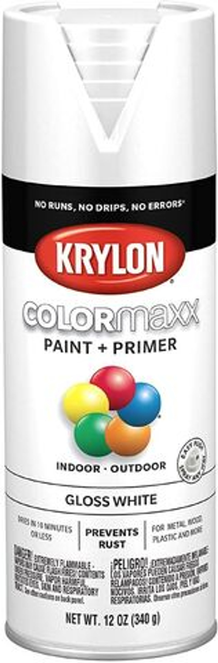 Krylon ColorMaxx Gloss White