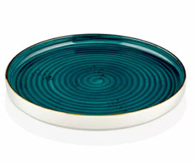 Тарелка круглая c бортом d=27 cм,фарфор,серия "TROPIKAL", By Bone