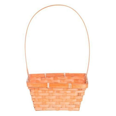 Корзина (бамбук) D19*H14,5*Н9*HH37 ОРАНЖ