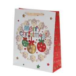 GAEM Пакет подарочный (бумага 210г/м2, блок 12шт), L26 W10 H32 см, 4в.